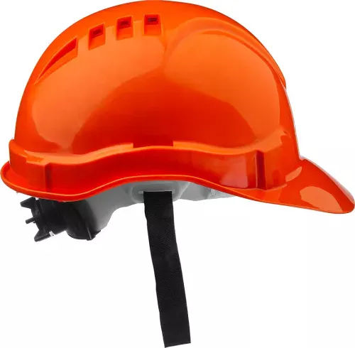 ЗУБР размер 52-62 см, храповый механизм регулировки размера, оранжевый, каска защитная 11094-1