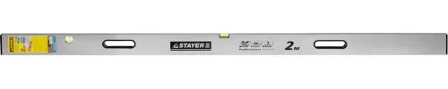 STAYER 2 м, правило-уровень с ручками 10752-2.0