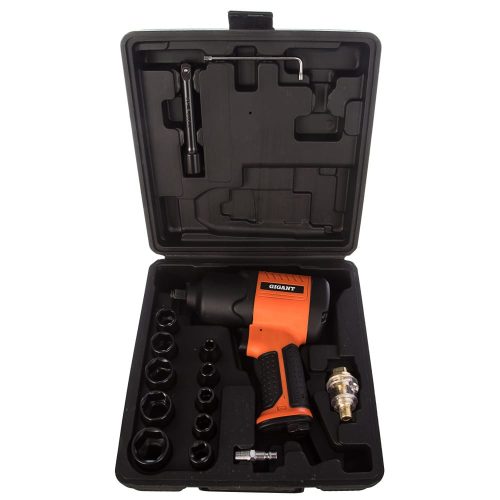 Фото Ударный пневмогайковерт Gigant PW 720 + набор головок Ударный пневмогайковерт Gigant PW 720 + набор головок