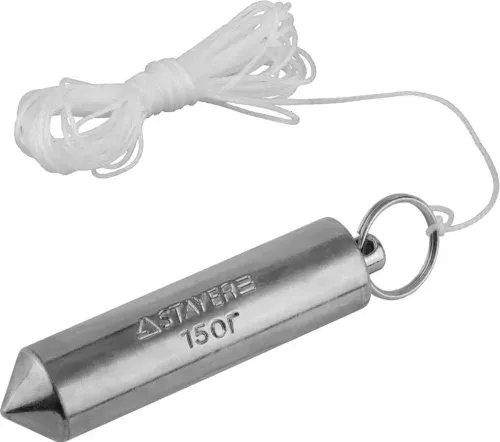 STAYER 5 м, 150 г, отвес строительный со шнуром 0635-15_z01