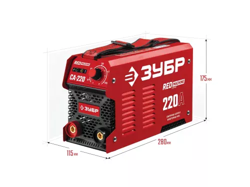 Сварочный аппарат инверторного типа ЗУБР Мастер ММА СА-220 MMA