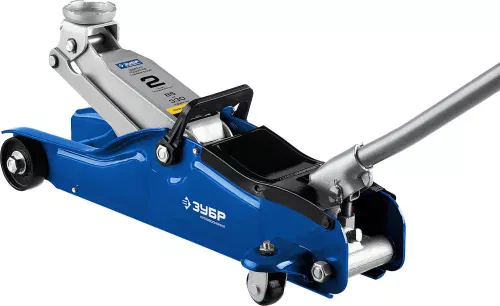 Домкрат подкатной гидравлический ЗУБР T35 43056-2 (2 т)