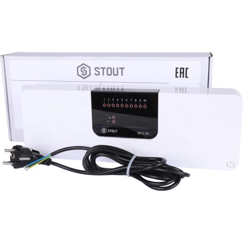 STE-0101-010000 STOUT Проводной контроллер термостатических клапанов L-10