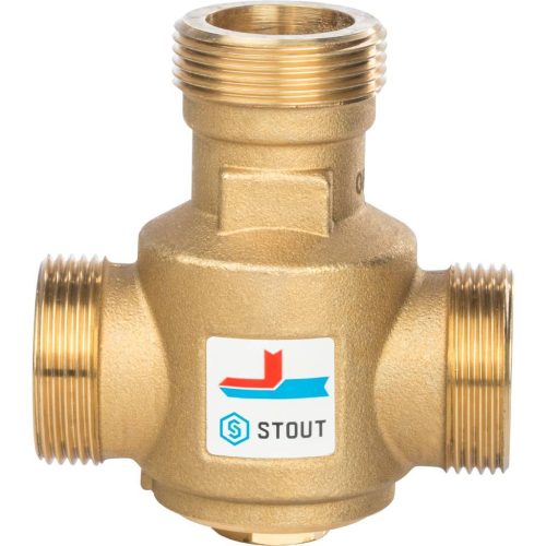 SVM-0030-325504 STOUT Термостатический смесительный клапан G 1" 1/4 НР 55°С