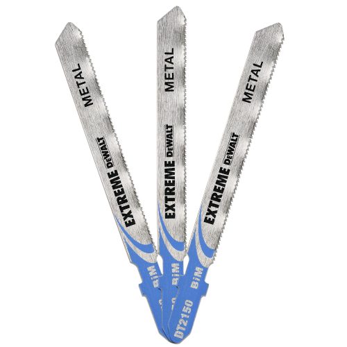 Пилки для лобзика DeWALT 3шт BIM 76х53х1мм рез-3мм T118AF DT 2150