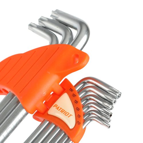 Набор ключей PATRIOT SKТ-9L, TORX, длинные, T10-T50, CRV, 9 шт