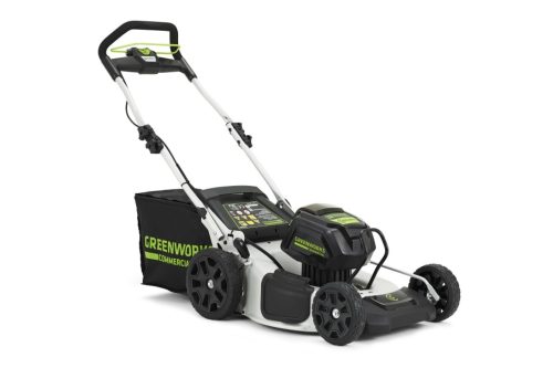 Бесщеточная аккумуляторная газонокосилка GreenWorks GC82LM51K5 2502007UB