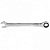 Ключ комбинированный трещоточный, 11 мм, CrV, зеркальный хром Matrix Professional