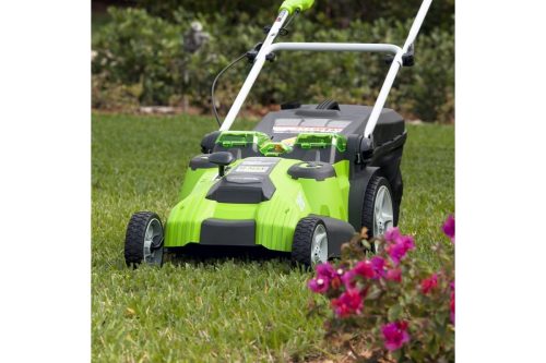 Газонокосилка аккумуляторная Greenworks Twin Force G40LM49DB 2500207