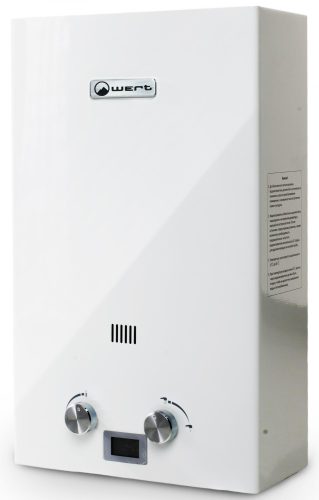 Фото Газовый проточный водонагреватель WERT 12E Белый Газовый проточный водонагреватель WERT 12E Белый