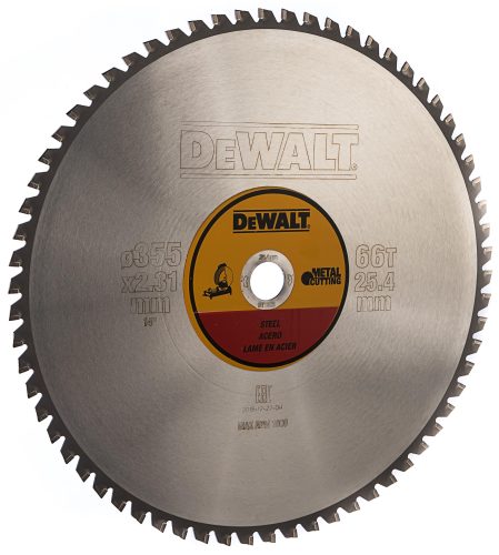 Пильный диск по стали (355х25.4 мм; 66 TCG) Dewalt DT1926