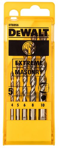 Набор сверл по бетону 5 шт. (D 4,5,6,8,10 мм) DeWALT 6956