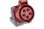 Розетка наружной установки IEK 16А 3P+Е+N 380В IP44 115 ИЭК PSR12-016-5
