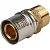 SFP-0001-003426 STOUT Переходник с наружной резьбой 3/4"х26 для металлопластиковых труб прессовой