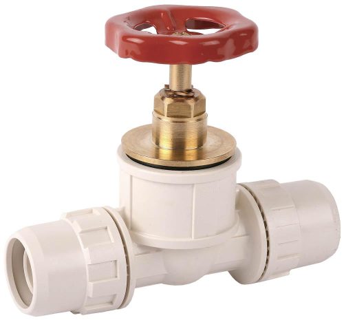 ЗУБР ШиреФит 20 мм, "штуцер с гайкой - кран запорный с маховиком- штуцер с гайкой", кран запорный в сборе 51571-20