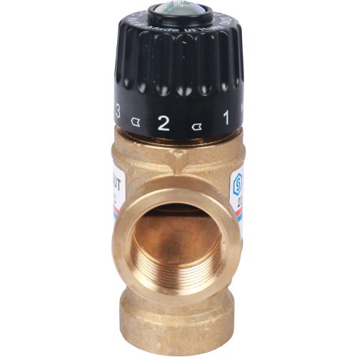 SVM-0110-164320 STOUT Термостатический смесительный клапан для систем отопления и ГВС 3/4" ВР 20-43°С KV 1,6