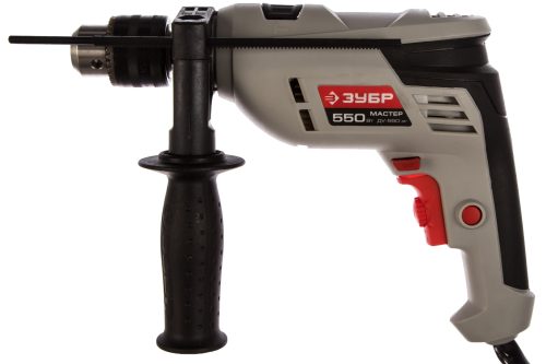 ЗУБР 550 Вт, дрель ударная ДУ-550 ЭР Мастер