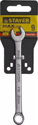 STAYER 9 мм, комбинированный гаечный ключ 27085-09