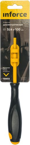 Inforce Отвертка диэлектрическая SL4х100мм 06-09-78