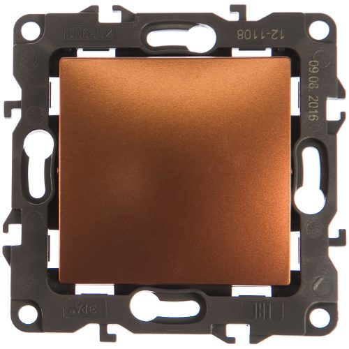 Фото Промежуточный переключатель ЭРА 12110814 10АХ250В, IP20, Эра12, медь Б0019305 Промежуточный переключатель ЭРА 12110814 10АХ250В, IP20, Эра12, медь Б0019305