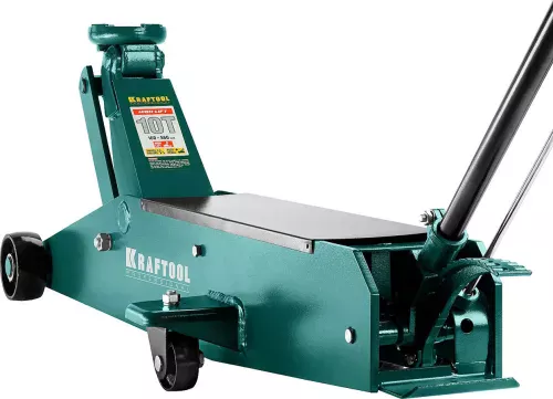 Фото KRAFTOOL 10т, 160-560 мм, домкрат подкатной гидравлический, удлиненный High-Lift 43455-10 KRAFTOOL 10т, 160-560 мм, домкрат подкатной гидравлический, удлиненный High-Lift 43455-10