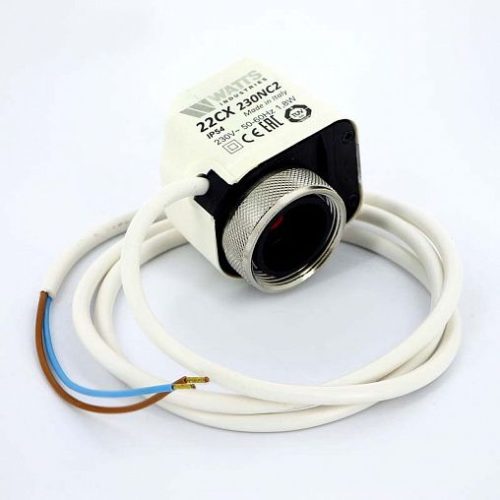 Сервопривод электротермический WATTS 22CX - M30x1.5 (230В, нормально закрытый, кабель 2-жильный)