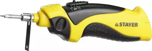 STAYER 8 Вт, 4.5 В, 3xAA, электропаяльник беспроводной 55409 Professional