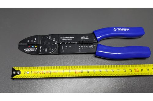 Фото ЗУБР 0.75-6 мм², кусачки для кабеля, электропассатижи 22668-23 ЗУБР 0.75-6 мм², кусачки для кабеля, электропассатижи 22668-23