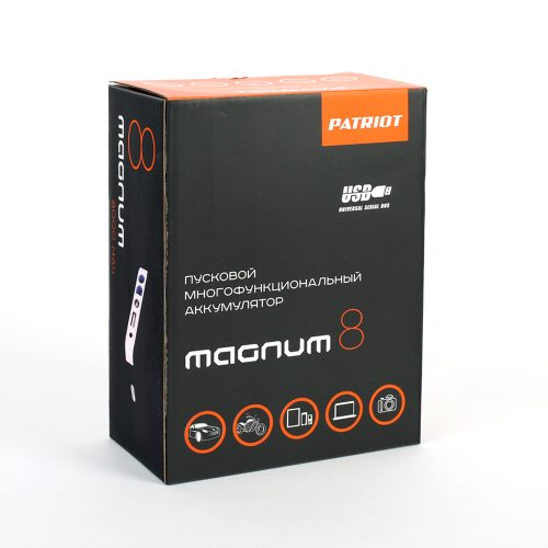 Пусковой многофункциональный аккумулятор Patriot Magnum 8