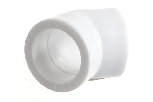 9400004045 Политэк d=40 Угольник 45* для полипропиленовых труб под сварку (цвет белый)