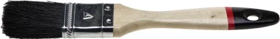 STAYER 25 мм, 1", щетина натуральная чёрная, деревянная ручка, кисть плоская UNIVERSAL-EURO 01022-025