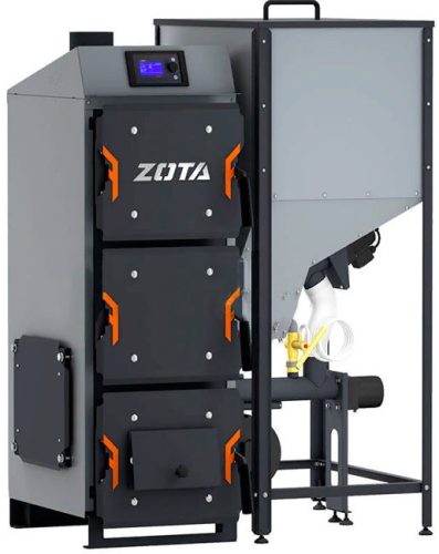 Котел твердотопливный ZOTA Focus - 12 кВт (стальной)