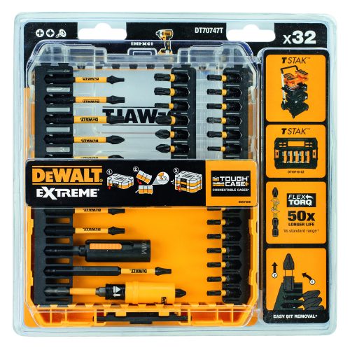 Набор бит и насадок FLEXTORQ 32 шт DEWALT DT70747T-QZ