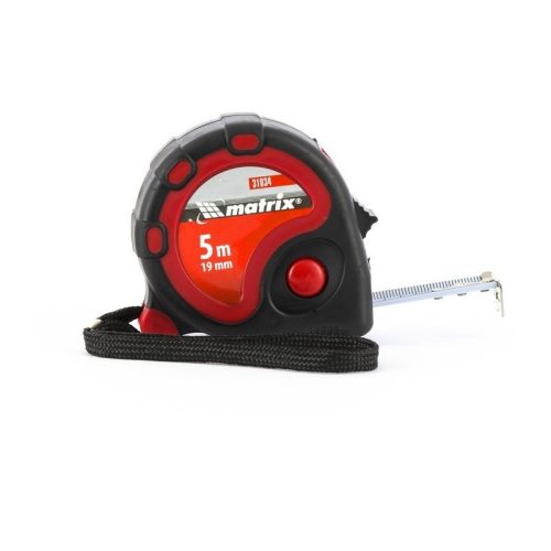 Фото Рулетка Status 3 fixations, 5 м х 19 мм, двухкомпонентный корпус, 3 фиксации ленты Matrix Рулетка Status 3 fixations, 5 м х 19 мм, двухкомпонентный корпус, 3 фиксации ленты Matrix