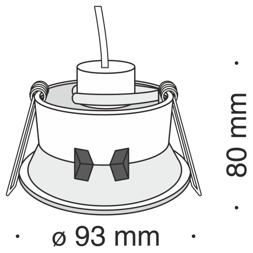Встраиваемый светильник Technical DL028-2-01W