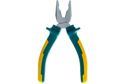 KRAFTOOL 160 мм, Cr-Mo, плоскогубцы комбинированные KRAFT-MAX 22011-1-16