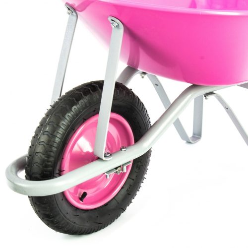 Фото Тачка садовая, грузоподъемность 160 кг, объем 78 л Pink Line Palisad Тачка садовая, грузоподъемность 160 кг, объем 78 л Pink Line Palisad