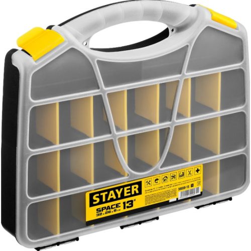 STAYER 320 х 260 х 50 мм (12.5"), пластиковый, органайзер SPACE-13 38038-13_z01