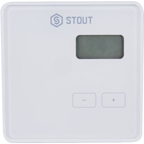 STE-0101-010001 STOUT Проводной комнатный регулятор R-10b, белый