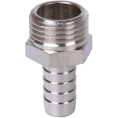 Фото SFT-0067-001212 STOUT Штуцер НР никелированный 1/2"x12 SFT-0067-001212 STOUT Штуцер НР никелированный 1/2"x12