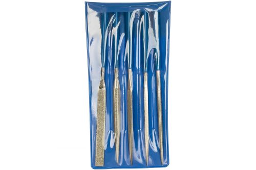 ЗУБР 160 мм, 5 предметов, алмазное напыление, набор надфилей 33386-160-H5