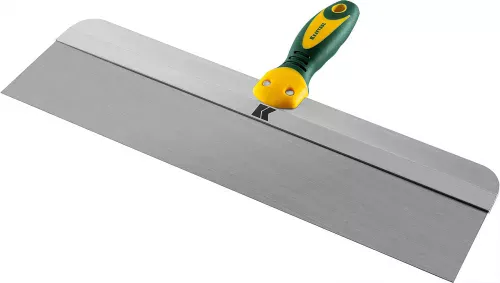 KRAFTOOL 450 мм, нержавеющее полотно, двухкомпонентная рукоятка, шпатель фасадный 10036-450