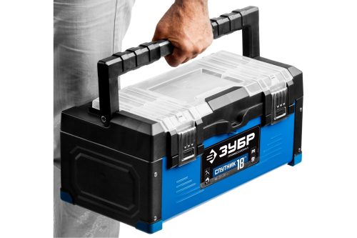ЗУБР 457 х 230 х 205 мм, металлический, ящик для инструмента СПУТНИК-18 38153-18 Профессионал