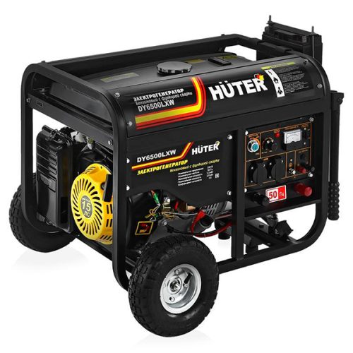 Бензиновый сварочный генератор Huter DY6500LXW
