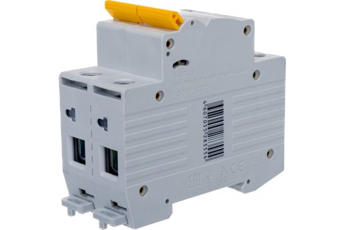 Автоматический выключатель IEK ВА47-29 2п, 20А, С, 4.5кА, MVA20-2-020-C