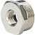 SFT-0029-000212 STOUT Футорка никелированная 2"X1/2"