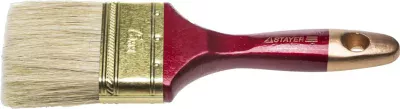 STAYER 75 мм, 3", щетина натуральная светлая, кисть плоская UNIVERSAL-PROFI 0104-075