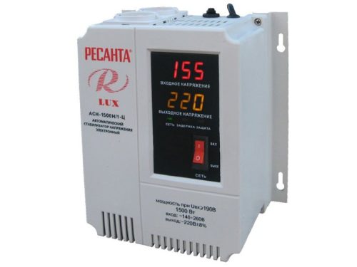 Стабилизатор напряжения Ресанта АСН 1500 Н/1-Ц Lux