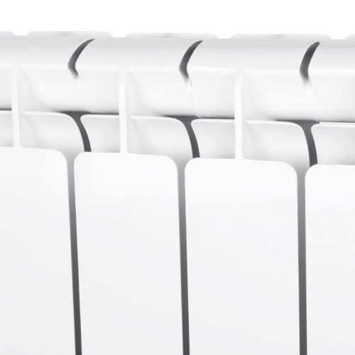 SRA-0110-050013 STOUT Bravo 500 13 секций радиатор алюминиевый боковое подключение RAL9010