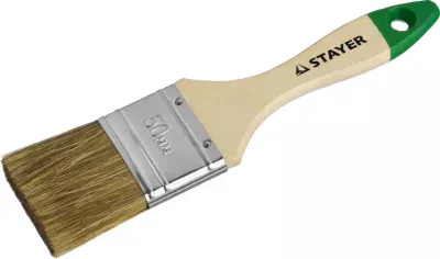 STAYER 50 мм, 2", щетина смешанная, кисть плоская LASUR-STANDARD 01031-50